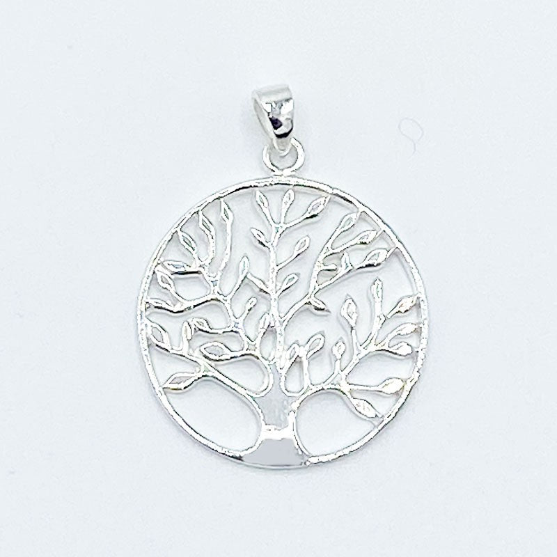 Pendentif Argent Massif Arbre De Vie 2.92G