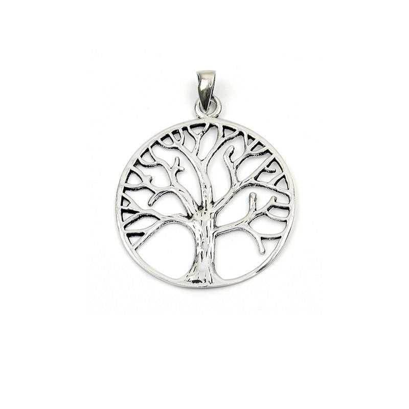 Pendentif Argent Rhodié Arbre De Vie 2.7G