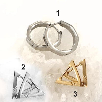 Boucles D'Oreilles Acier Inoxydable Créole