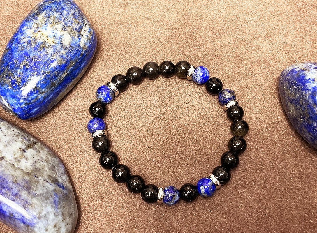 Bracelet Enfant Pierre Naturelle Et Acier Inoxydable