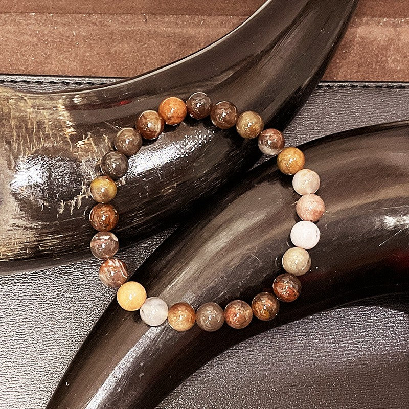 Bracelet Pierre Naturelle Bois Fossilisé