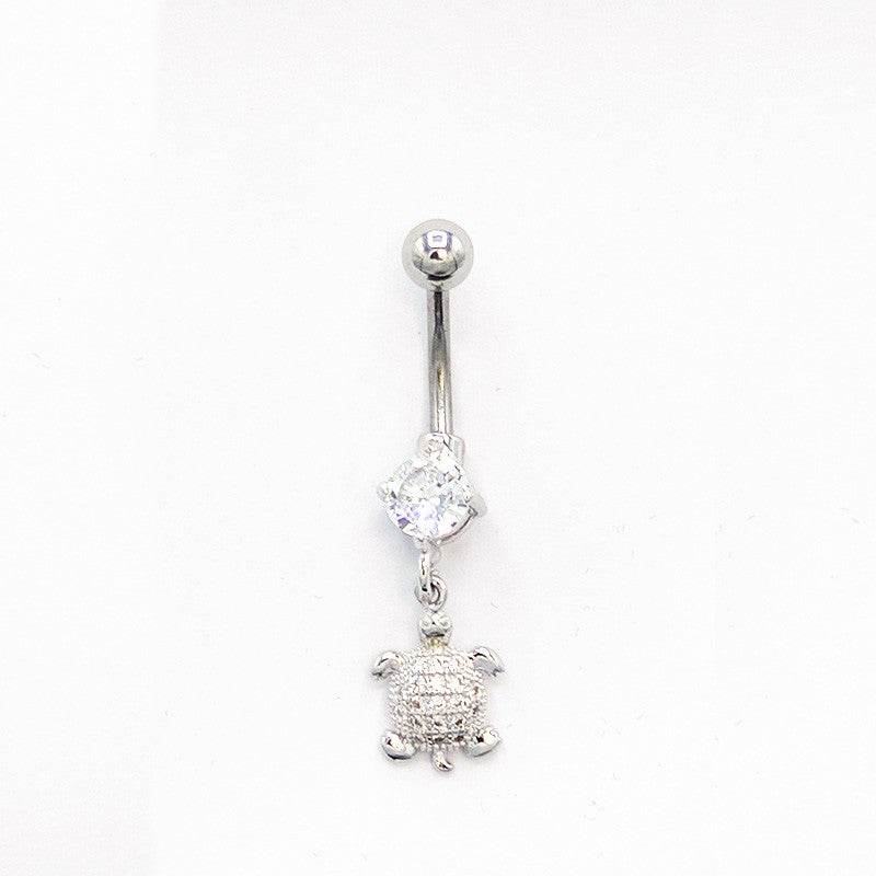 Piercing Nombril En Acier Chirurgical Tortue