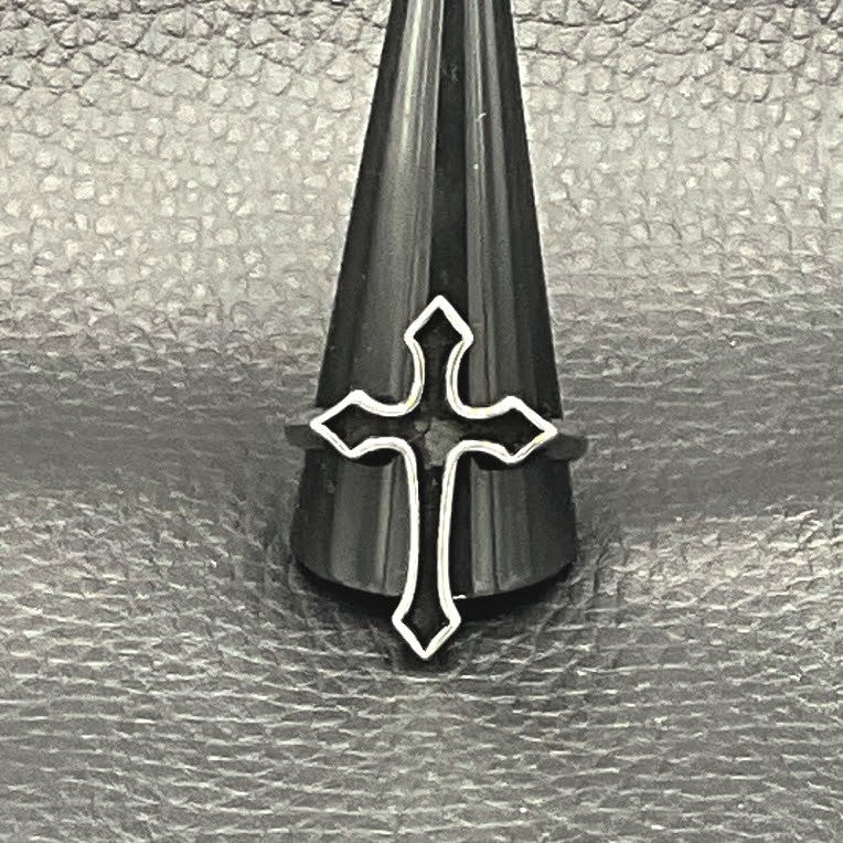 Bague En Acier Croix