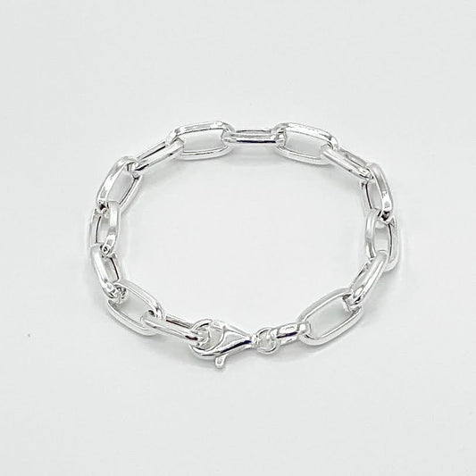 Bracelet Argent 925 Massif 18.5Cm 10.1G
