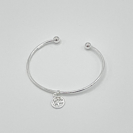 Bracelet  Argent Massif L'Arbre De Vie