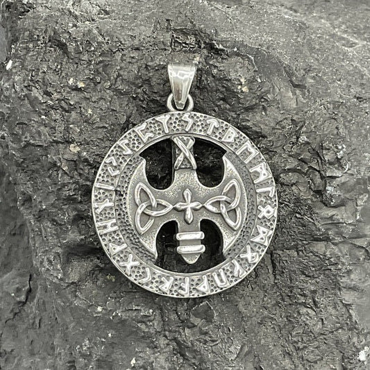 Pendentif Acier Inoxydable Illisible