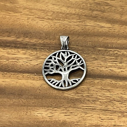 Pendentif Acier Inoxydable L'Arbre De Vie