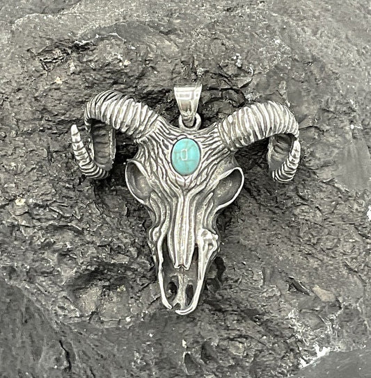 Pendentif Acier Inoxydable Buffle