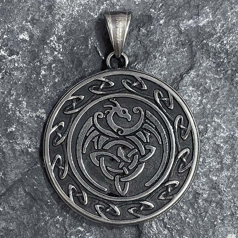 Pendentif Acier Inoxydable Dragon