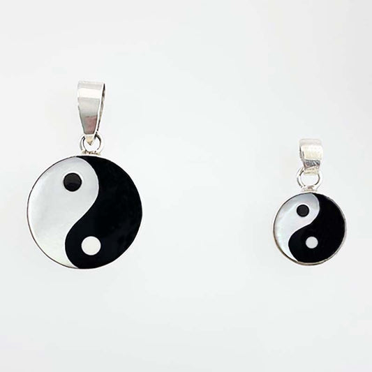 Pendentif Yin Yang Argent