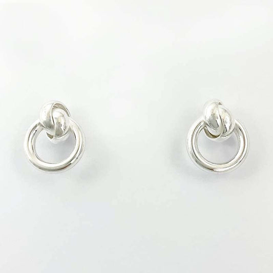 Boucles D'Oreilles Nœud Argent