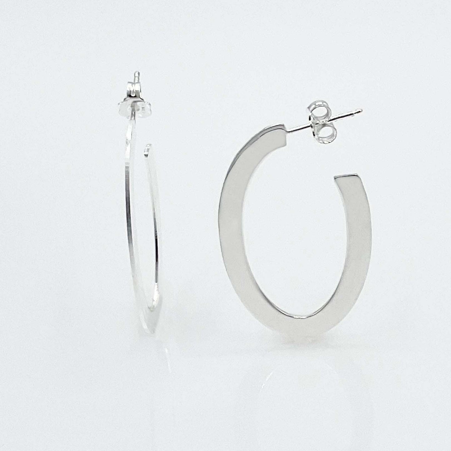 Créoles Ovales Argent 925