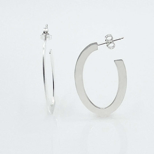 Créoles Ovales Argent 925