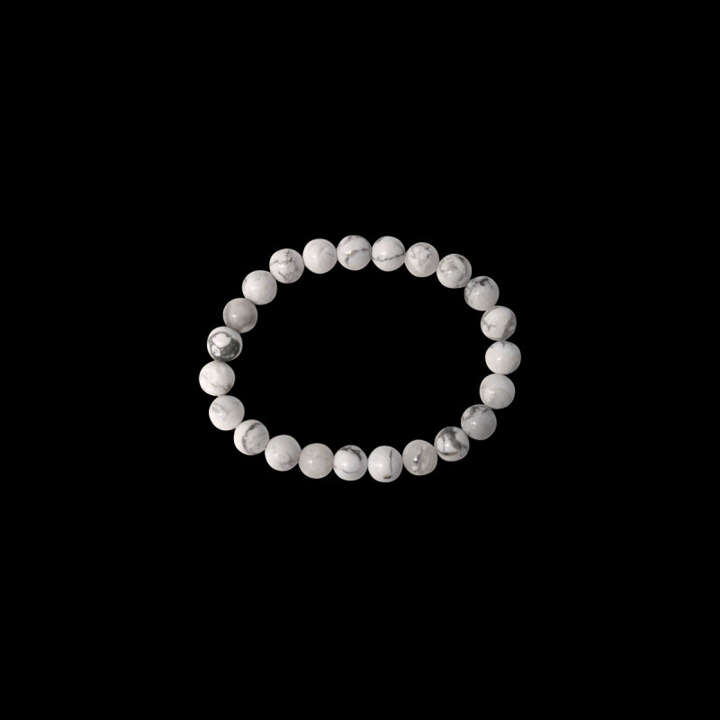 Bracelet Howlite Blanche