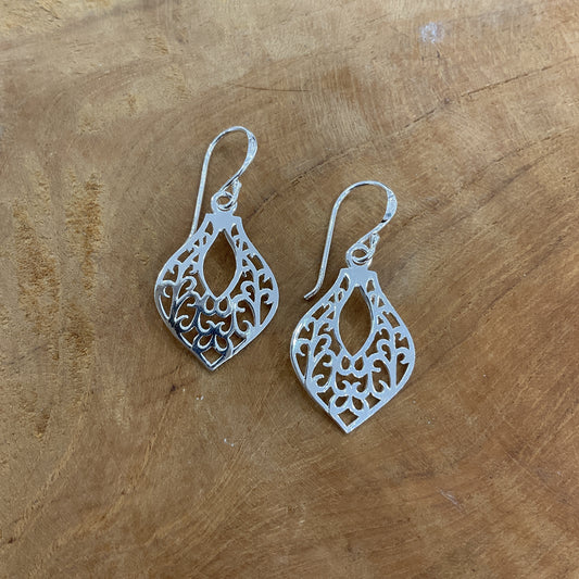 Boucles D'Oreilles Argent 925 Massif