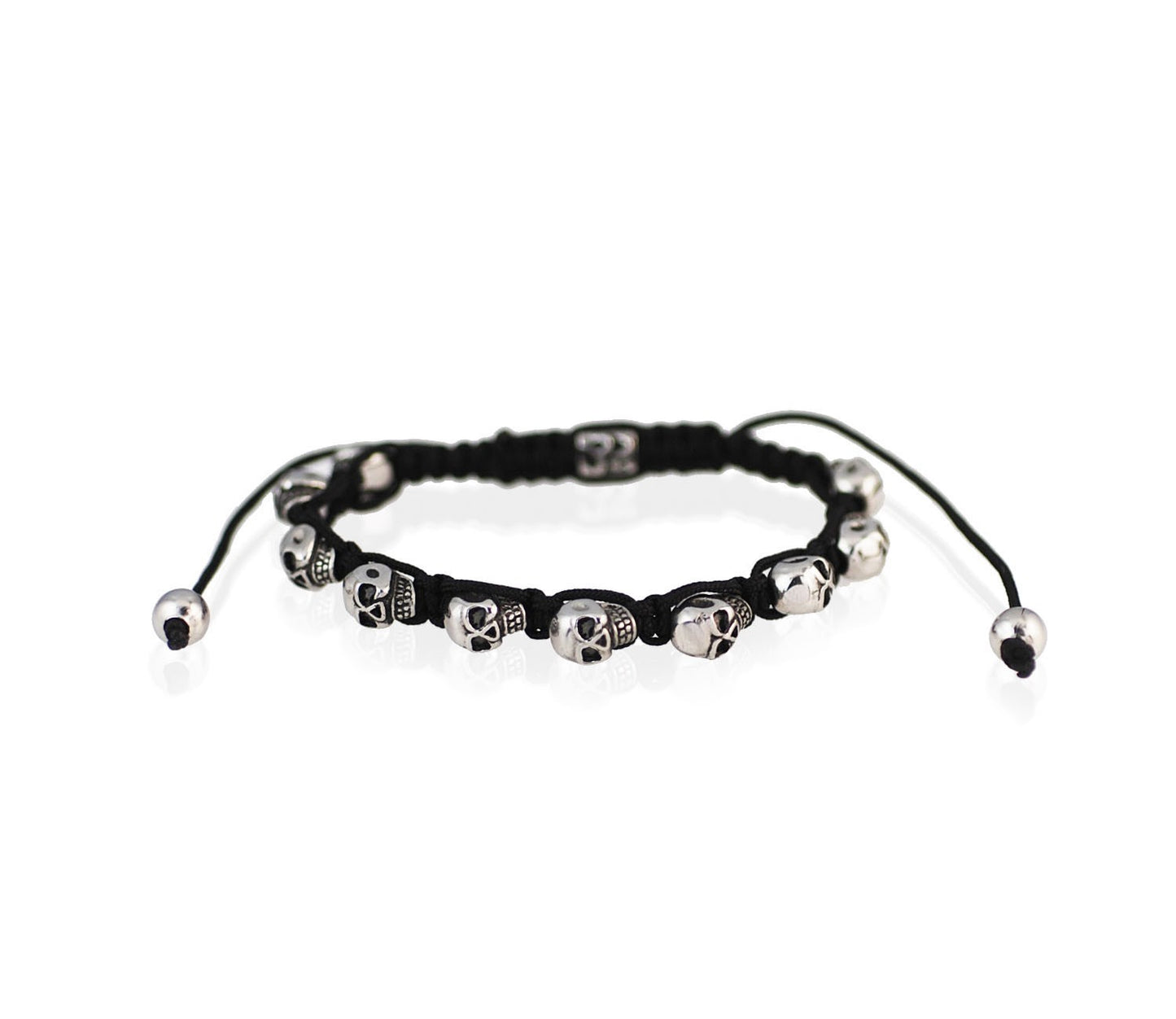 Steel Bracelet Tete De Mort
