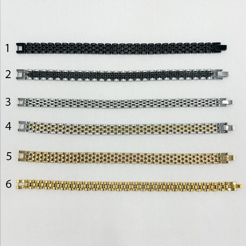 Bracelet Chaine Homme En Acier Inoxydable