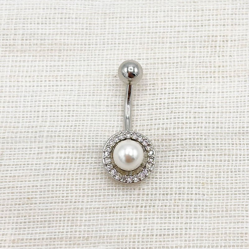 Piercing Nombril En Acier Inoxydable