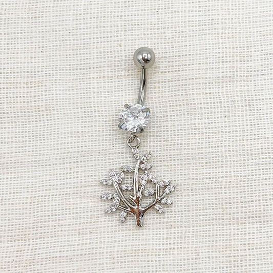 Piercing Nombril Arbre En Acier Inoxydable