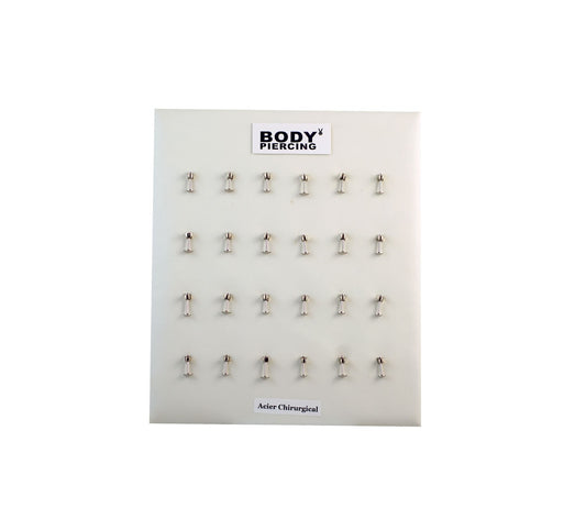 Présentoir Piercing Labret 24Pcs