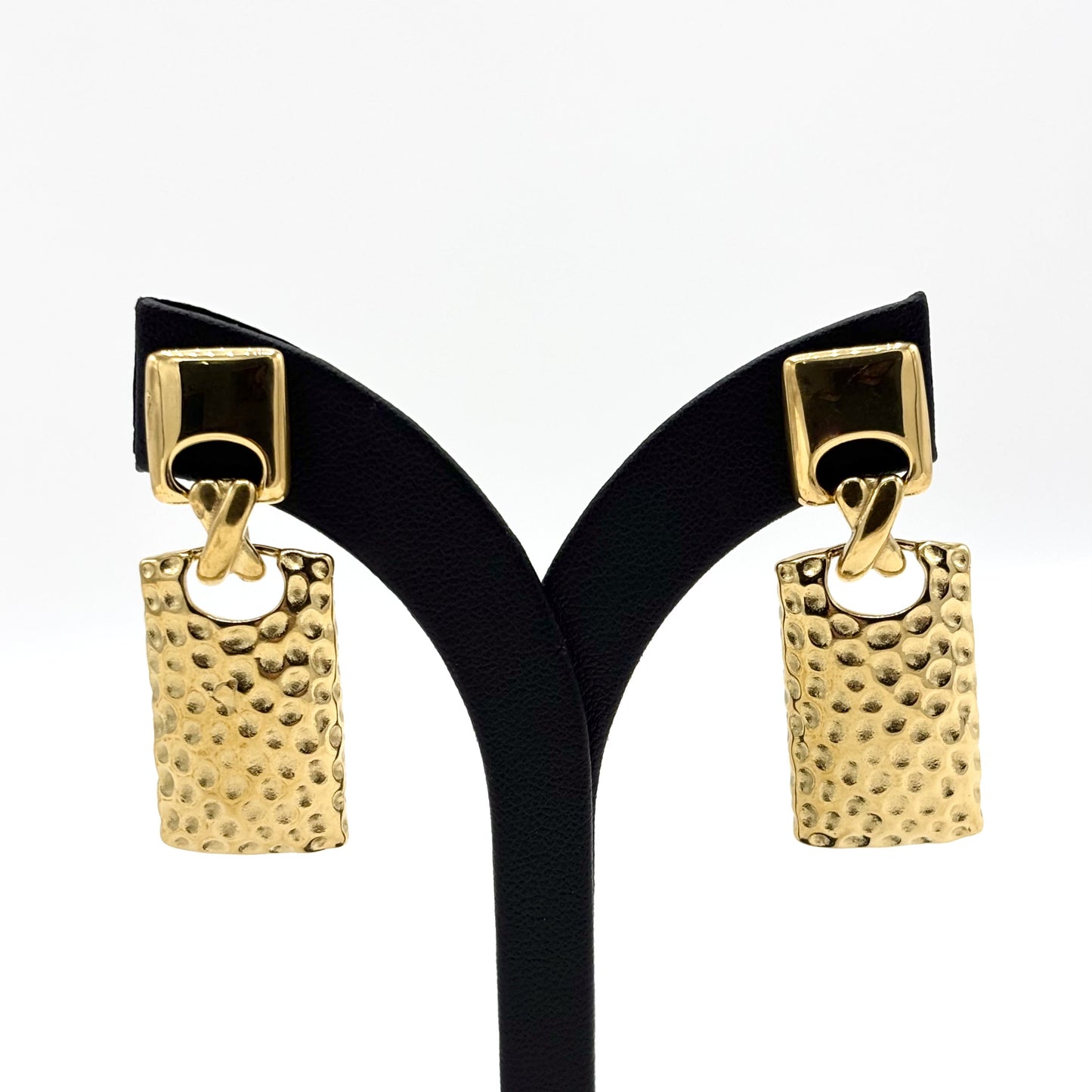 Boucles D'Oreilles Acier Inoxydable Doré