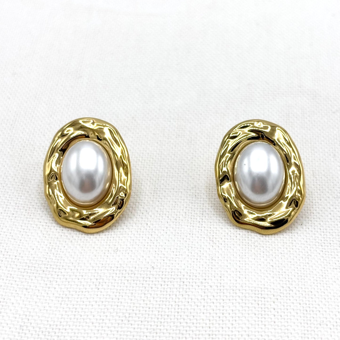 Boucles D'Oreilles Acier Inoxydable Doré