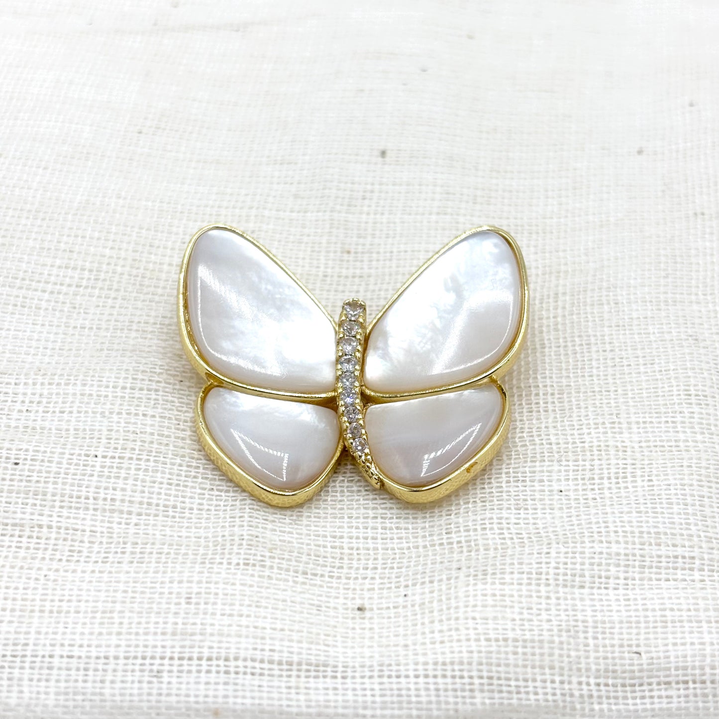Broche Papillon En Nacre/ Abalone