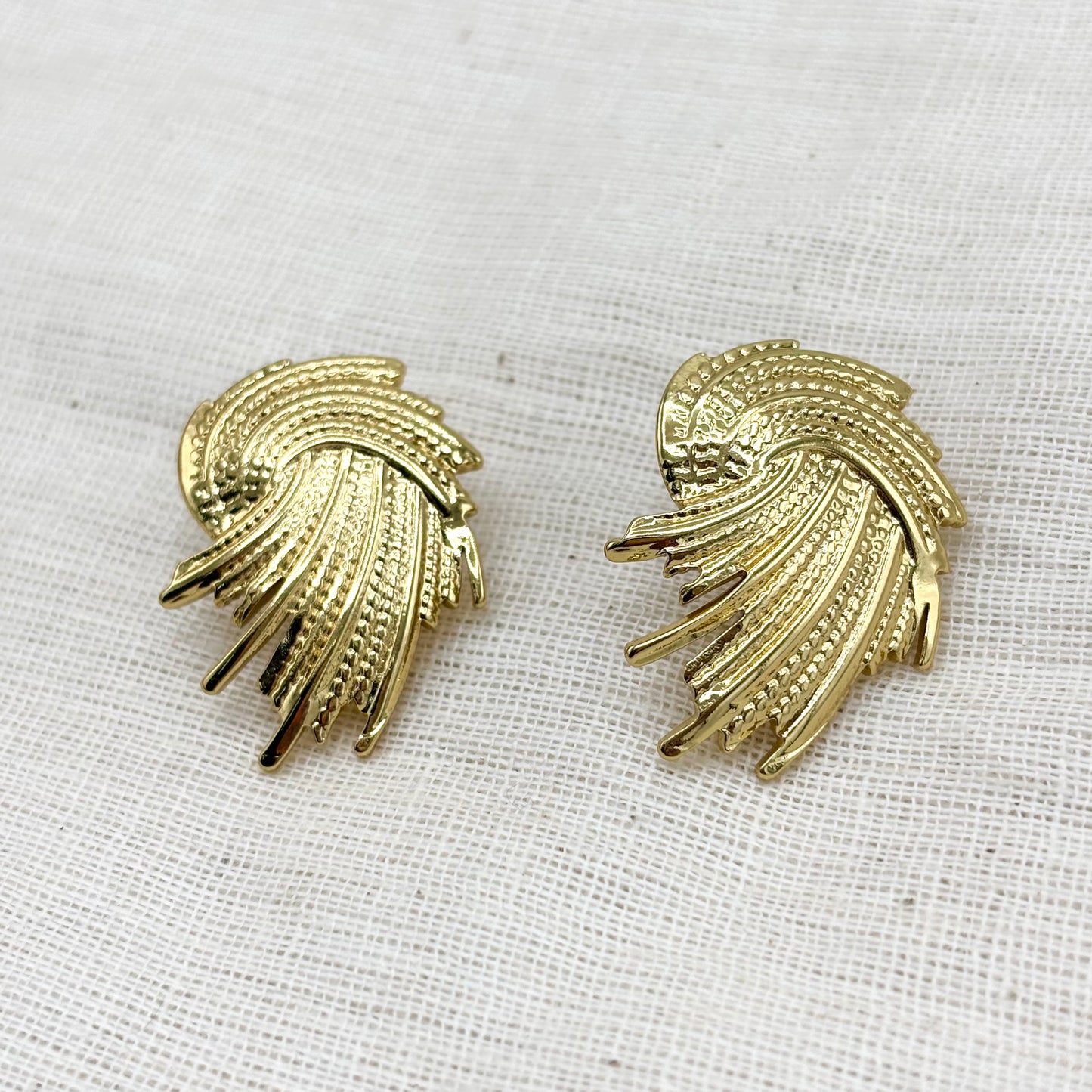 Boucles D'Oreilles Acier Inoxydable Doré