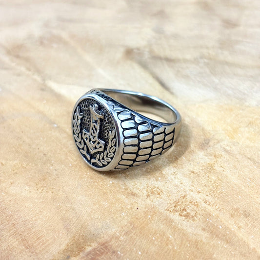 Bague Chevalière Acier Inoxydable Mjölnir