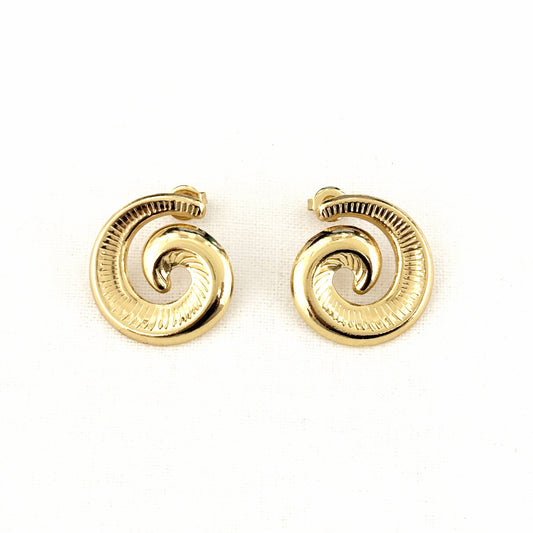 Boucles D'Oreilles Acier Inoxydable Coquillage