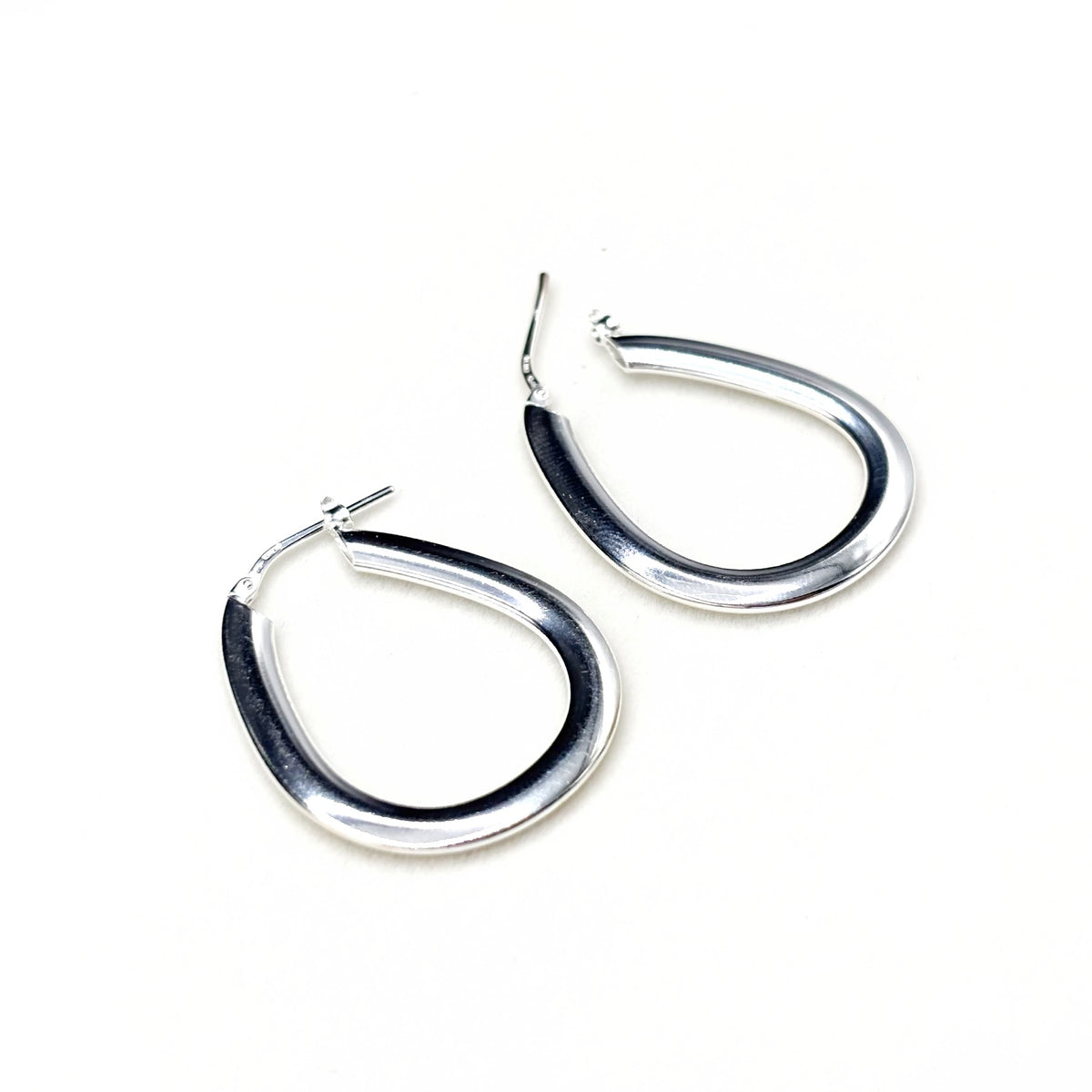Boucles D'oreilles Créoles Argent 925