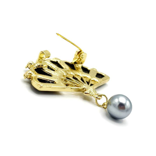 Broche Nacre Abalone Eventail
