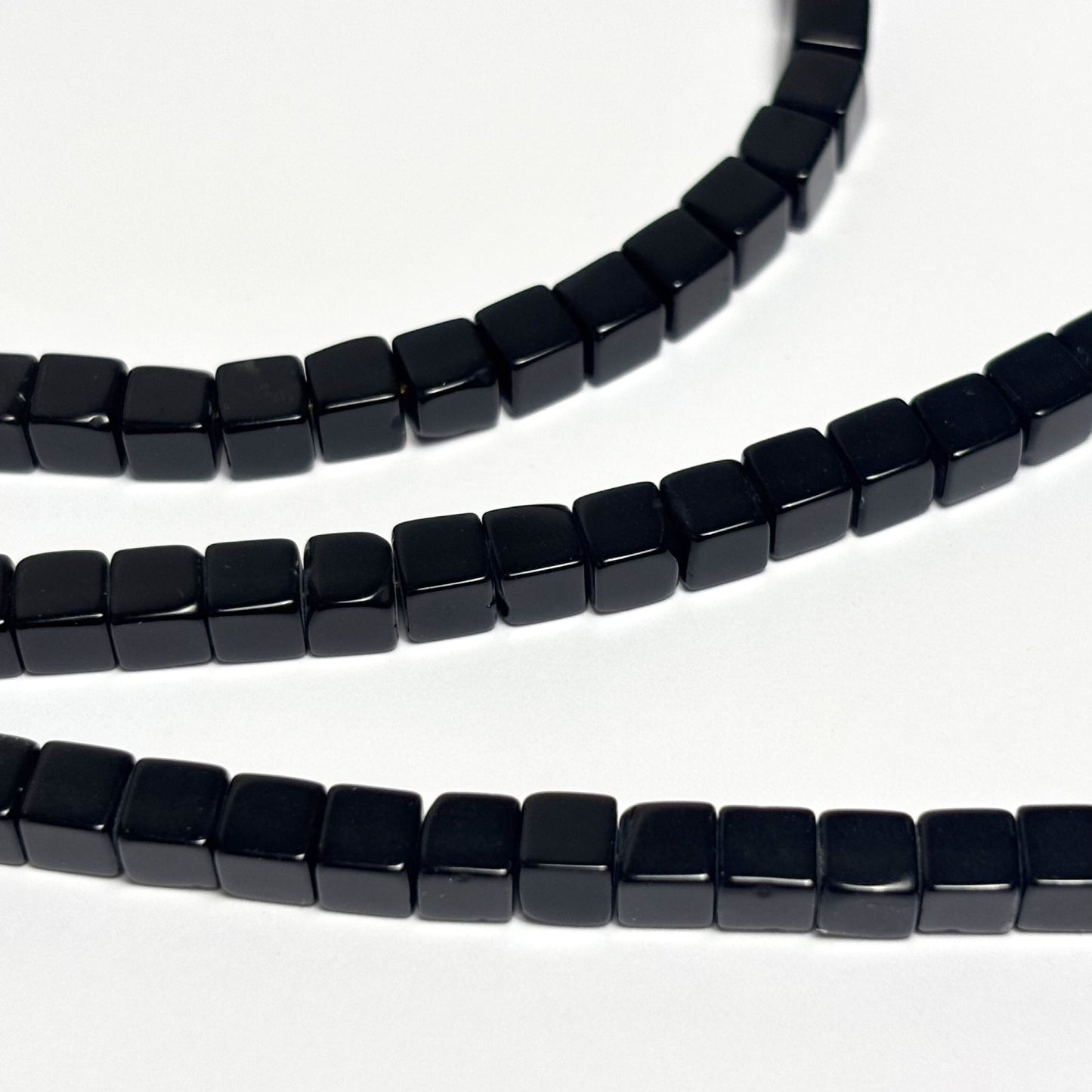 Collier Bracelet Pierre Naturelle Carré
