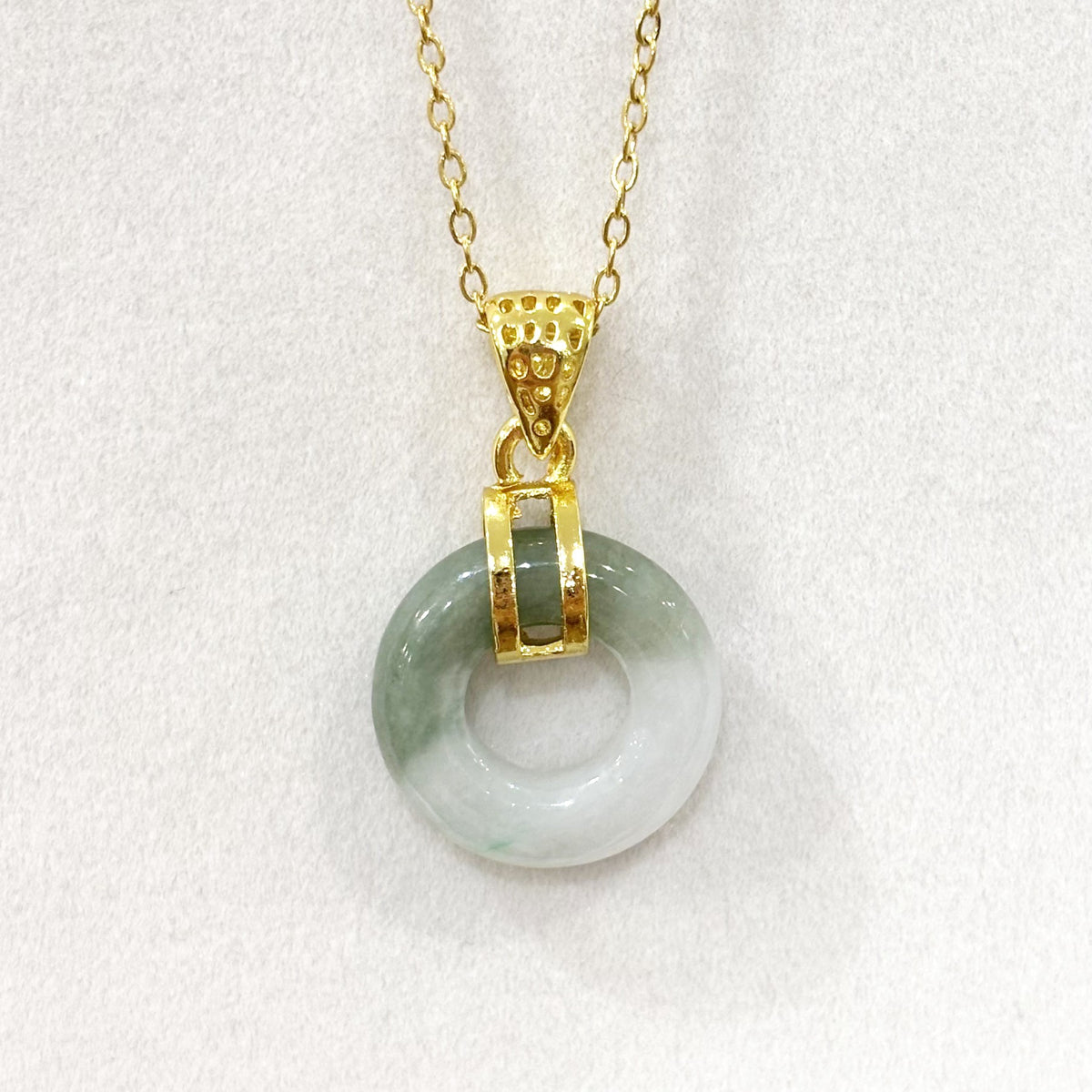 Pendentif Jade Laiton