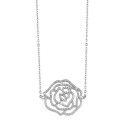 SILVER NECKLACE FLOWER