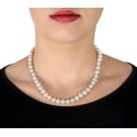 COLLIER ARGENT PEARLS