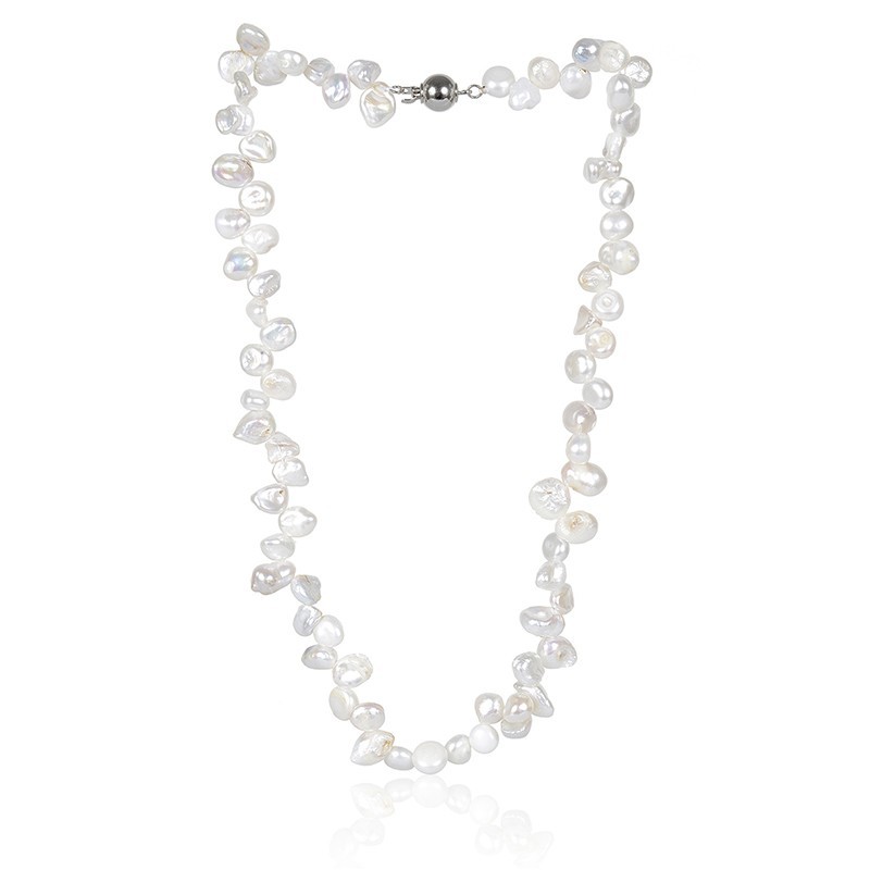 COLLIER PERLES BLANCHES