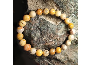 Bracelet en pierre naturelle crazy agate