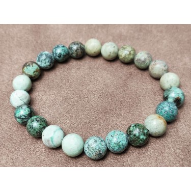 Bracelet pierre turquoise africaine