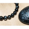 Bracelet pierre naturelle tourmaline noir