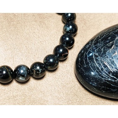 Bracelet pierre naturelle tourmaline noir