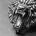 Pendentif acier inoxydable tête de lion