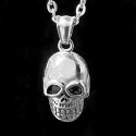 Pendentif acier inoxydable tête de mort