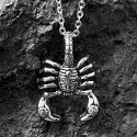 Pendentif acier inoxydable scorpion