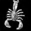 Pendentif acier inoxydable scorpion