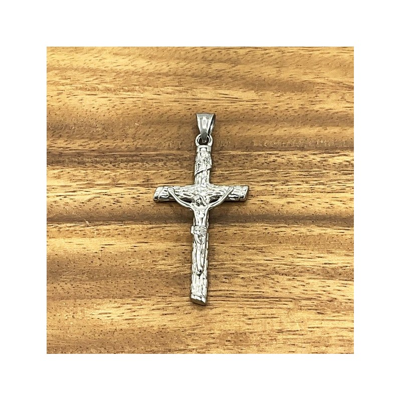 Pendentif acier inoxydable croix