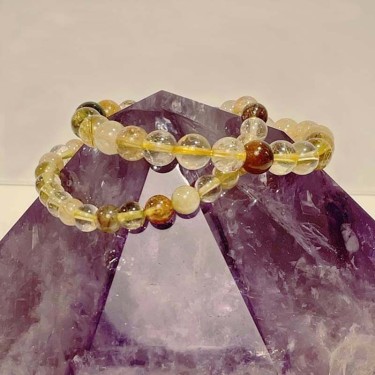 Bracelet pierre naturelle cristal quartz