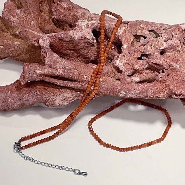 Bracelet et collier racine de corail