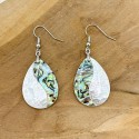 Boucles d'oreilles en abalone et nacre