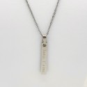 Collier Jesus t'aime acier inoxydable